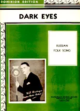 télécharger la partition d'accordéon Dark Eyes (Les yeux noirs) au format PDF