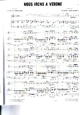 descargar la partitura para acordeón Nous irons à Vérone en formato PDF