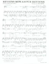 download the accordion score Reviens mon amour reviens  in PDF format