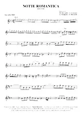 scarica la spartito per fisarmonica Notte Romantica (Partie Saxophone) in formato PDF