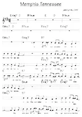 télécharger la partition d'accordéon Memphis Tennesse (Relevé) au format PDF