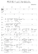 scarica la spartito per fisarmonica Petite fille du soleil in formato PDF