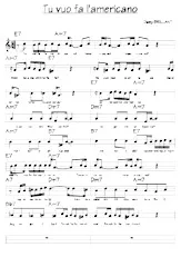 download the accordion score Tu vuo fa l'Americano (Relevé) in PDF format