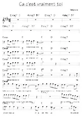 download the accordion score Ça c'est vraiment toi (Relevé) in PDF format