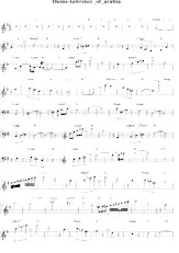 download the accordion score Lawrence d'Arabie (Relevé) in PDF format