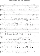 download the accordion score Les filles électriques in PDF format