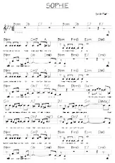 download the accordion score Sophie in PDF format