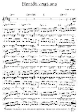download the accordion score Bientôt vingt ans (Relevé) in PDF format