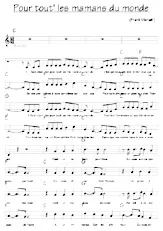 download the accordion score Pour toutes les mamans du monde (Relevé) in PDF format