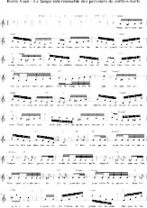 scarica la spartito per fisarmonica Le tango interminable des perceurs de coffre-forts in formato PDF