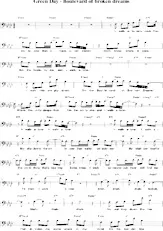 descargar la partitura para acordeón Boulevard of broken dreams en formato PDF