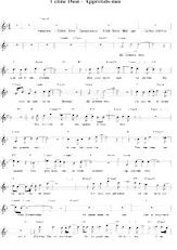 download the accordion score Apprends moi in PDF format