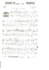 descargar la partitura para acordeón Gavotte pour une poupée en formato PDF