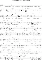 download the accordion score Je t'aime encore in PDF format