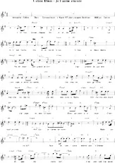 descargar la partitura para acordeón Je t'aime encore en formato PDF