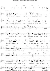 scarica la spartito per fisarmonica Welcome to my life (Relevé) in formato PDF