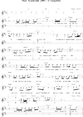 descargar la partitura para acordeón Evangeline (Relevé) en formato PDF