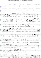 download the accordion score La guitare de Jérémie (Relevé) in PDF format