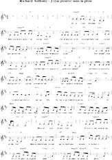 download the accordion score J'irai pleurer sous la pluie (Relevé) in PDF format
