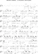 descargar la partitura para acordeón J'irai pleurer sous la pluie (Relevé) en formato PDF