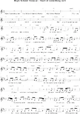 download the accordion score Start of something new in PDF format