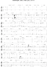 télécharger la partition d'accordéon Moonlight and roses (Relevé) au format PDF