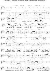 download the accordion score Quelque chose en moi tient mon cœur in PDF format