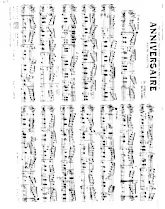 scarica la spartito per fisarmonica Anniversaire (Valse Musette) in formato PDF