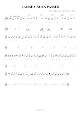 download the accordion score Laissez nous passer in PDF format