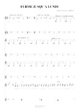 download the accordion score Fermé jusqu'à lundi in PDF format