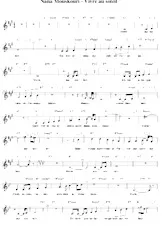 download the accordion score Vivre au soleil (Relevé) in PDF format