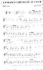 download the accordion score L'enfance chevillée au cœur in PDF format