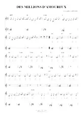 download the accordion score Des millions d'amoureux in PDF format