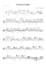 download the accordion score Waiting for him (Guitare Acoustique) in PDF format