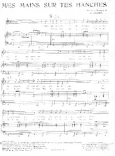 download the accordion score Mes mains sur tes hanches in PDF format