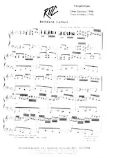 descargar la partitura para acordeón Romane Tango en formato PDF