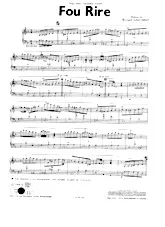 télécharger la partition d'accordéon Fou rire (Valse Jazz) au format PDF