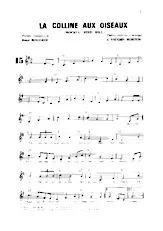 descargar la partitura para acordeón La colline aux oiseaux (Mockin' bird hill) (Valse Chantée) en formato PDF