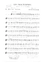scarica la spartito per fisarmonica Les nocturnes in formato PDF