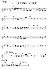 télécharger la partition d'accordéon Ah le tango Corse (Relevé) au format PDF