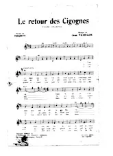 télécharger la partition d'accordéon Le retour des cigognes (Valse Chantée) au format PDF