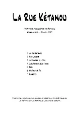 scarica la spartito per fisarmonica Recueil : La rue Kétanou in formato PDF