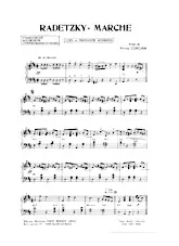 télécharger la partition d'accordéon Radetzky Marche au format PDF