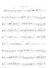 download the accordion score La dame en bleu in PDF format