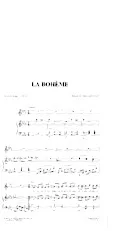 download the accordion score La bohème in PDF format