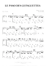 descargar la partitura para acordeón Le paso des guinguettes en formato PDF