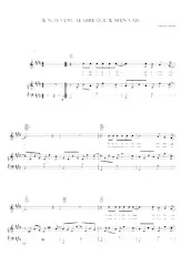 download the accordion score Je suis venu te dire que je m'en vais in PDF format