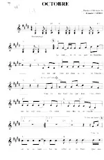 download the accordion score Octobre in PDF format