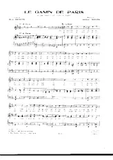 descargar la partitura para acordeón Le gamin de Paris (Du Film : Paris C'est toujours Paris) (Valse) en formato PDF