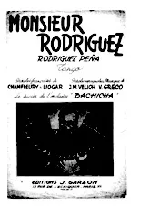 scarica la spartito per fisarmonica Monsieur Rodriguez (Rodriguez Peña) (Tango) in formato PDF